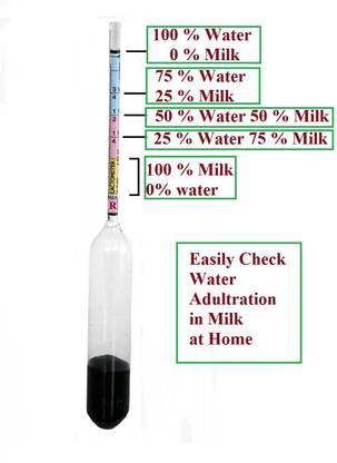 Sellora 1-Milk Lactometer for checking Milk Purity with in a Minute Test Kit Hydrometer