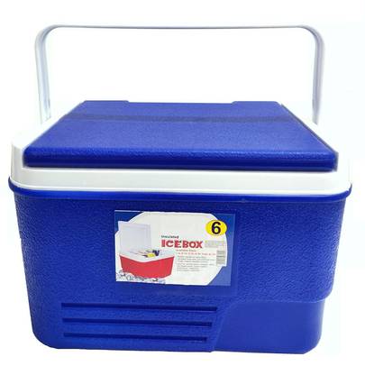 AVAIKSA Multipurpose Insulated Chiller Ice Box ( 6 L _ Blue ) Cooling Box