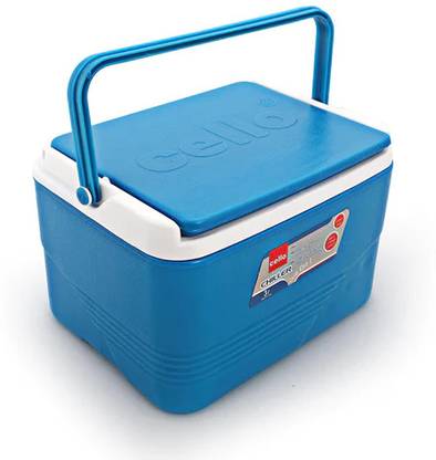 cello 3 L Plastic Chiller Standard Size for Travel Party Bar Ice Cubes |Medical Purpose Ice Bucket