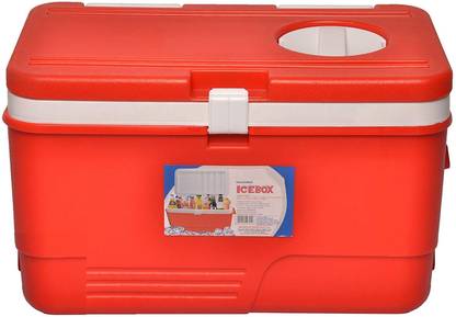 N H Enterprise 50 L Plastic Multipurpose Chiller Ice Box Vent Lid & Water Outer Plug | Ice Cooler Box -50Ltr Ice Bucket