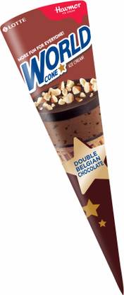 HAVMOR ICE CREAM Chocolate Double Belgian Choco [Cone]