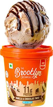 Brooklyn Creamery Vanilla, Chocolate Twist Ice Cream