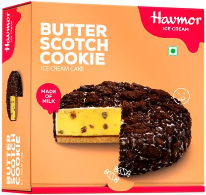 HAVMOR ICE CREAM Butterscotch Butter Scotch Cookie[Cake]