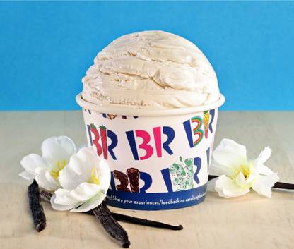 Baskin Robins Vanilla Classic Ice Cream