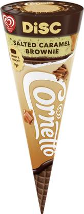 Kwality Walls Caramel Salted Brownie Cornetto