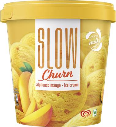 Kwality Walls Mango Slow Churn Ice Cream