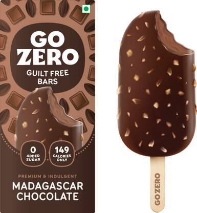 Go Zero Madagascar, Chocolate Madagascar Chocobar Low Calorie Guilt Free Ice Cream Bar