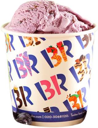 Baskin Robins Black Currant Ice cream