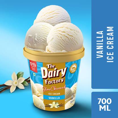 Kwality Wall's Vanilla The Dairy Factory Vanilla Icecream