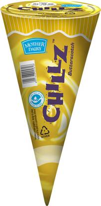Mother Dairy Butterscotch Chillz Butterscotch Mf Cone