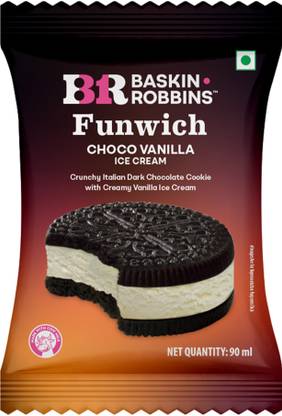 Baskin Robbins Cookies Funwich Cookie Sandwich Ice Cream