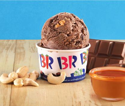 Baskin Robins Chocolate, Caramel Nut Ice Cream