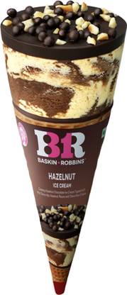 Baskin Robbins Hazelnut Ice Cream Cone