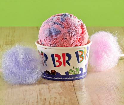 Baskin Robins Cotton Candy Ice Cream