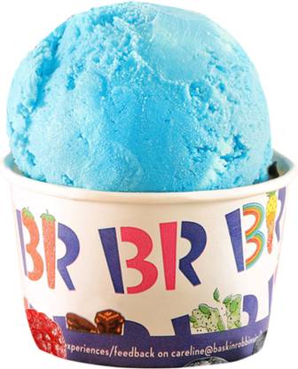 Baskin Robins Vanilla Splish Splash Ice cream