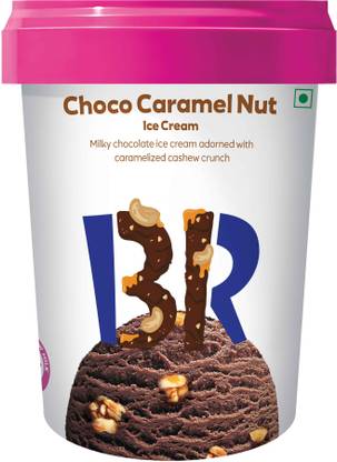 Baskin Robins Chocolate, Caramel Nut Ice Cream