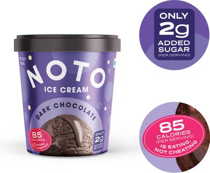 NOTO Ice Cream Chocolate Dark Chocolate Low Cal Ice Cream