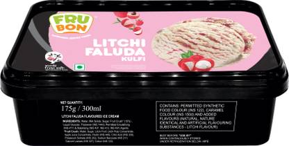 Frubon Litchee Litchi Faluda Ice Cream tub