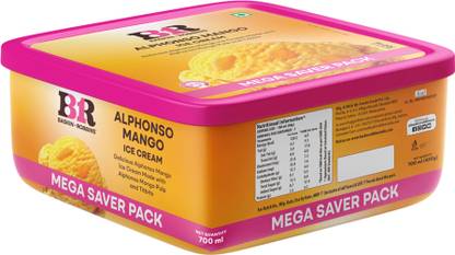 Baskin Robbins Mango Alphonso Mango Ice Cream Tub