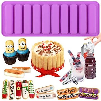 Analog Kitchenware 10-Cavity Refrigerator Ice Cube Tray/Ice Maker For Fruit Juicer/Coffee/Mocktail Multicolor Plastic Ice Cube Tray