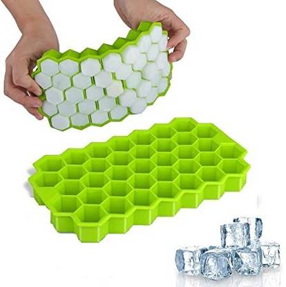 Gloziy Silicon ice cube tray Green Silicone Ice Cube Tray