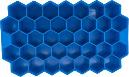 SYGA Soft Honeycomb Ice Cube Trays Silicone Ice Mould Easy Release Chocolate Mould (BLUE Color) Blue Silicone Ice Cube Tray