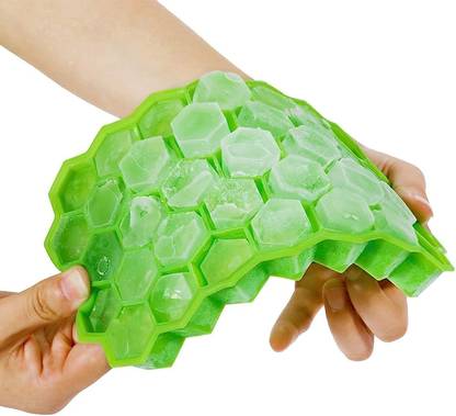 Fashion Paradise FP Ice cube tray Green Silicone Ice Cube Tray