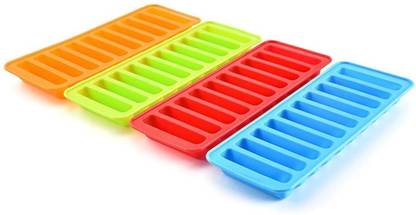 Da Novira Classy Flexible & Easy-Release Silicone Ice Cube Mold for Cocktail, Parties_01 Multicolor Silicone Ice Cube Tray