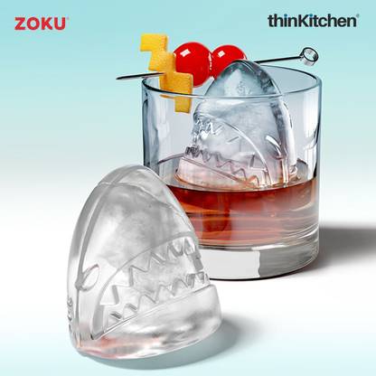 Zoku Shark Ice Ball Blue Silicone Ice Cube Tray