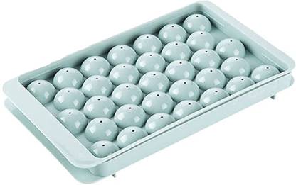 mehra Ice Cube Tray Round 33 Grid Mini Ball Making Sphere Ball Mold for Freezer Multicolor Plastic Ice Cube Tray