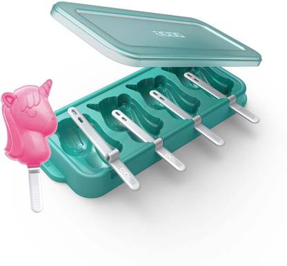 Zoku Unicorn Ice Pop Mold Blue Silicone Ice Cube Tray