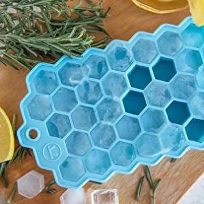 KRAZE The IceFlex Premium Silicone Tray – Soft, Durable, and Perfectly Formed Blue Silicone Ice Cube Tray