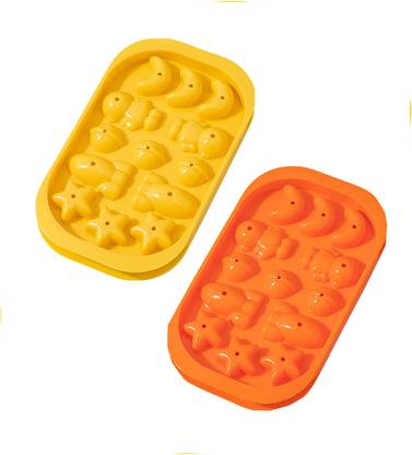 9Up Multicolor Plastic Ice Cube Tray