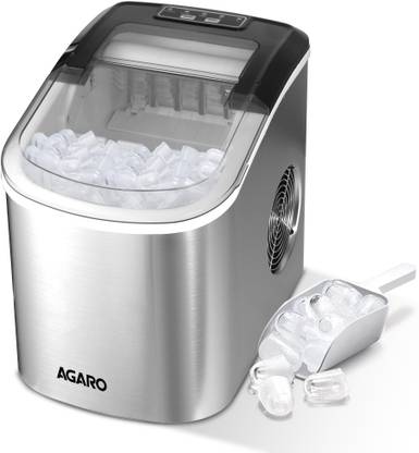 AGARO Regency Ice Maker, Compact Ice Maker, 2.2L Water Tank, 9 Pcs Ice Cube at a time, Ice Maker