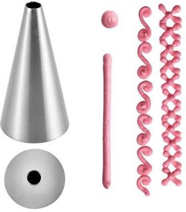 kyamison No 1 Writing Cake Nozzle Stainless Steel Round Icing Nozzle