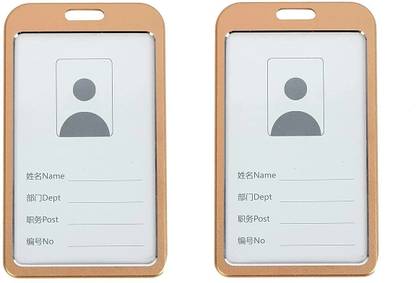 I CARDE Aluminum ID Badge Holder