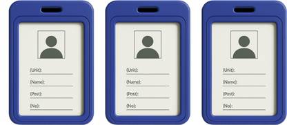 AbhaPrint Plastic ID Badge Holder
