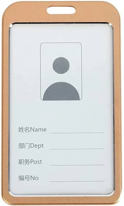 I CARDE Aluminum ID Badge Holder