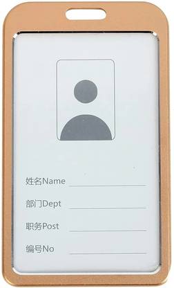 I CARDE Aluminum ID Badge Holder