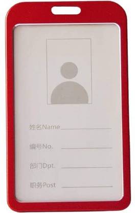 I CARDE Aluminum ID Badge Holder