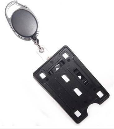 canoff Plastic ID Badge Holder, ID Badge Reel