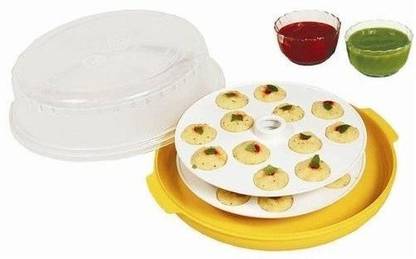Will and Weaves Microwave Safe Idli Maker Mini Idli Maker 2 Plates 24 Idly Microwave Idli Maker
