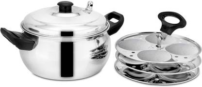 MAHAVIR STAINLESS STEEL Induction & Standard Idli Maker