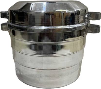 Skmetal Aluminium idle maker 4Plates,16 Idies Induction & Standard Idli Maker