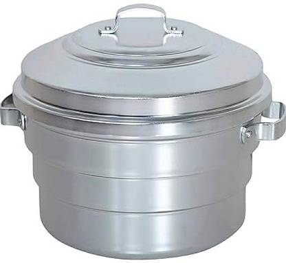 AGROMARK Aluminium Idly/Idiyappam Maker-Steamer-Cooker (Hard-Anodized Aluminum)17 Iddlies Induction Idli Maker
