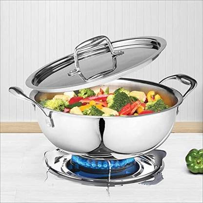 KITCHEN WORLD SUPPLIES MADHURAM TRIPLY KADAI Induction & Standard Idli Maker