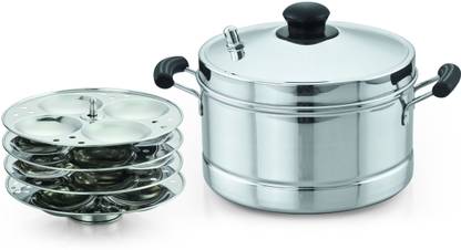 Sowbaghya Ultima Base Stainless Steel Idly Cooker Induction & Standard Idli Maker