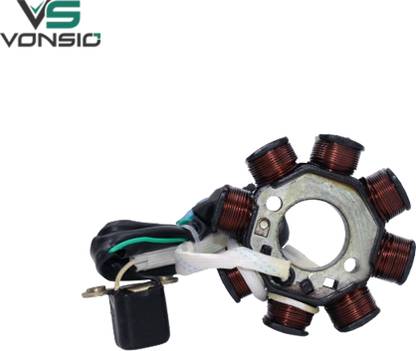 VONSIO Coil Plate Assembly For Bajaj Discover 100cc/125cc/150cc Motorcycle Ignition Coil Bracket
