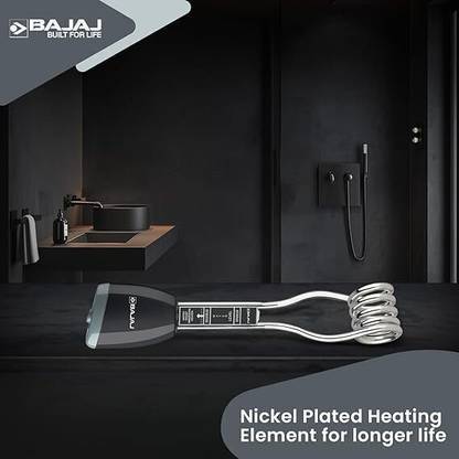 BAJAJ Waterproof 1500W [Shock Proof] Immersion Heater Rod [ITEM CODE ~ 150833 ] 1500 W Shock Proof Immersion Heater Rod