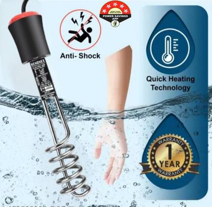 Henonex Household Immersion Rod | Convenient Hot Water Heating Device 1500 W Immersion Heater Rod